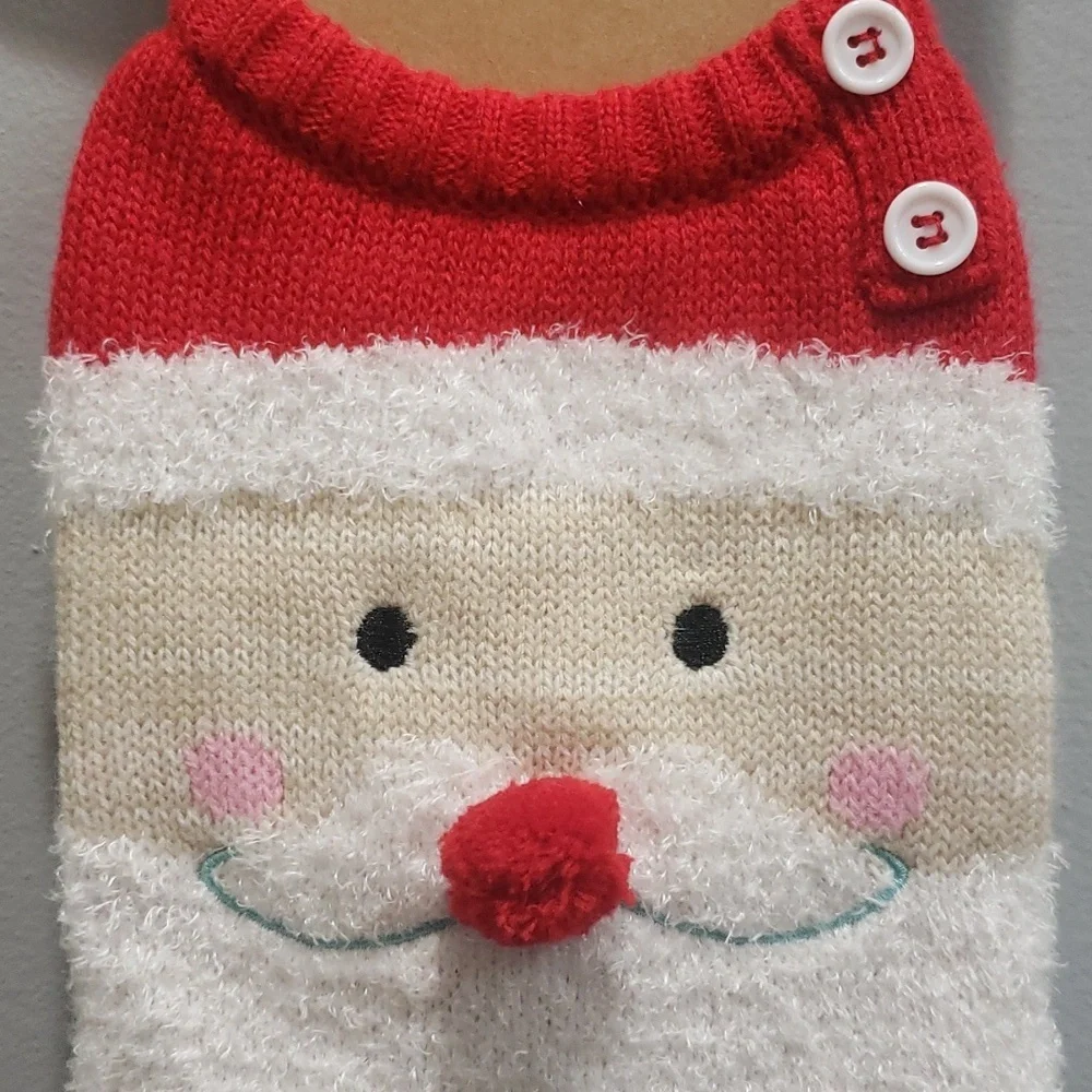Pup Crew NWT Dog Apparel Snowflake and Reindeer Holiday Sweater, XS